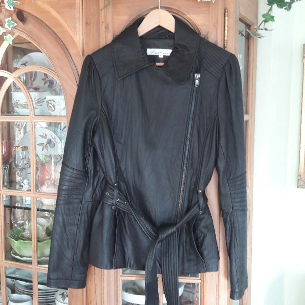 Kenneth Cole Leather Jacket - Picture 2 of 5